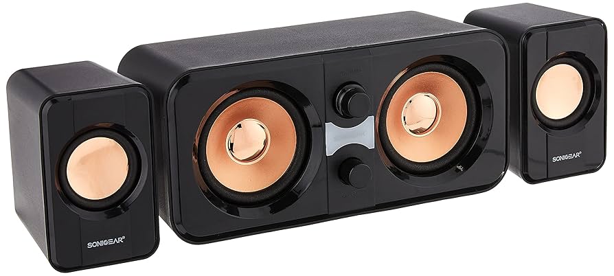 Amazon.co.jp: Sonicgear 2.1 Multimedia スピーカー ブラック